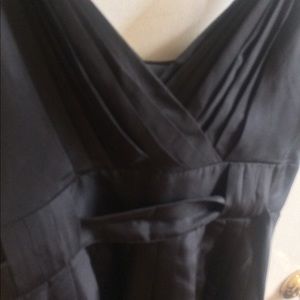 Black silk dress